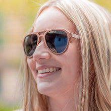 Load image into Gallery viewer, Yellow Skateboard Aviation Wood Sunglasses Men Women Polarized Trending Sun Glasses Brand Designer Female Ray Oculos De Sol
