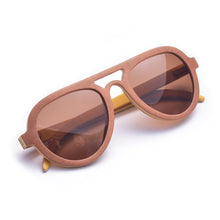 Load image into Gallery viewer, Yellow Skateboard Aviation Wood Sunglasses Men Women Polarized Trending Sun Glasses Brand Designer Female Ray Oculos De Sol
