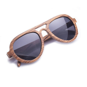 Yellow Skateboard Aviation Wood Sunglasses Men Women Polarized Trending Sun Glasses Brand Designer Female Ray Oculos De Sol