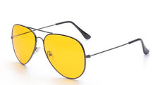 Load image into Gallery viewer, Yellow pilot Glasses women Night Vision Driving glasses big car glasses eyeglasses frames women Eyewear gafas oculos