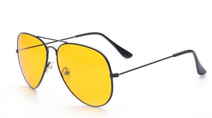 Yellow pilot Glasses women Night Vision Driving glasses big car glasses eyeglasses frames women Eyewear gafas oculos