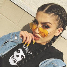 Load image into Gallery viewer, Yellow pilot Glasses women Night Vision Driving glasses big car glasses eyeglasses frames women Eyewear gafas oculos