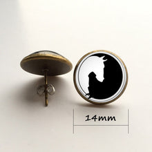 Load image into Gallery viewer, Yin Yang Horse Logo 2Styles Silver Pendant Necklace Long Chian Statement Handmade Necklace For Women