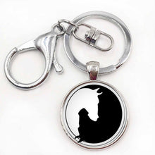 Load image into Gallery viewer, Yin Yang Horse Logo 2Styles Silver Pendant Necklace Long Chian Statement Handmade Necklace For Women
