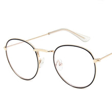 Load image into Gallery viewer, 2022 Glasses Frame Women Luxury Round Eyeglasses Frames Vintage Brand Designer Okulary Blue Light Eyewear Gafas De Mujer