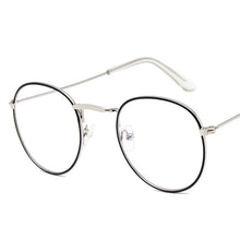 Load image into Gallery viewer, 2022 Glasses Frame Women Luxury Round Eyeglasses Frames Vintage Brand Designer Okulary Blue Light Eyewear Gafas De Mujer