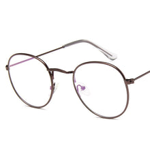 Load image into Gallery viewer, 2022 Glasses Frame Women Luxury Round Eyeglasses Frames Vintage Brand Designer Okulary Blue Light Eyewear Gafas De Mujer
