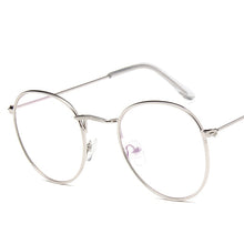 Load image into Gallery viewer, 2022 Glasses Frame Women Luxury Round Eyeglasses Frames Vintage Brand Designer Okulary Blue Light Eyewear Gafas De Mujer