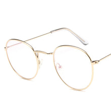 Load image into Gallery viewer, 2022 Glasses Frame Women Luxury Round Eyeglasses Frames Vintage Brand Designer Okulary Blue Light Eyewear Gafas De Mujer