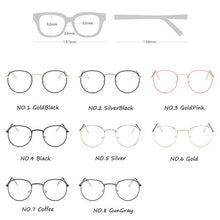 Load image into Gallery viewer, Yoovos 2023 Glasses Frame Women  Round Eyeglasses Frames Vintage Brand Designer Okulary Blue Light Eyewear Gafas De Mujer