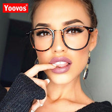 Load image into Gallery viewer, 2022 Glasses Frame Women Round Eyeglasses Women/Men Retro Glasses Frame Women Luxury Clear Lens Optical Spectacle Frame