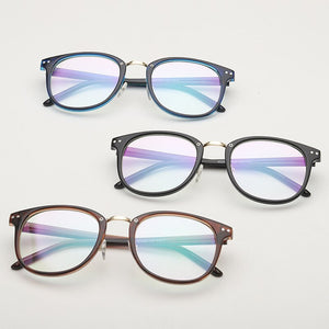 2022 Glasses Frame Women Round Eyeglasses Women/Men Retro Glasses Frame Women Luxury Clear Lens Optical Spectacle Frame