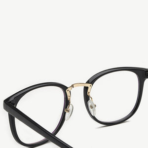 2022 Glasses Frame Women Round Eyeglasses Women/Men Retro Glasses Frame Women Luxury Clear Lens Optical Spectacle Frame