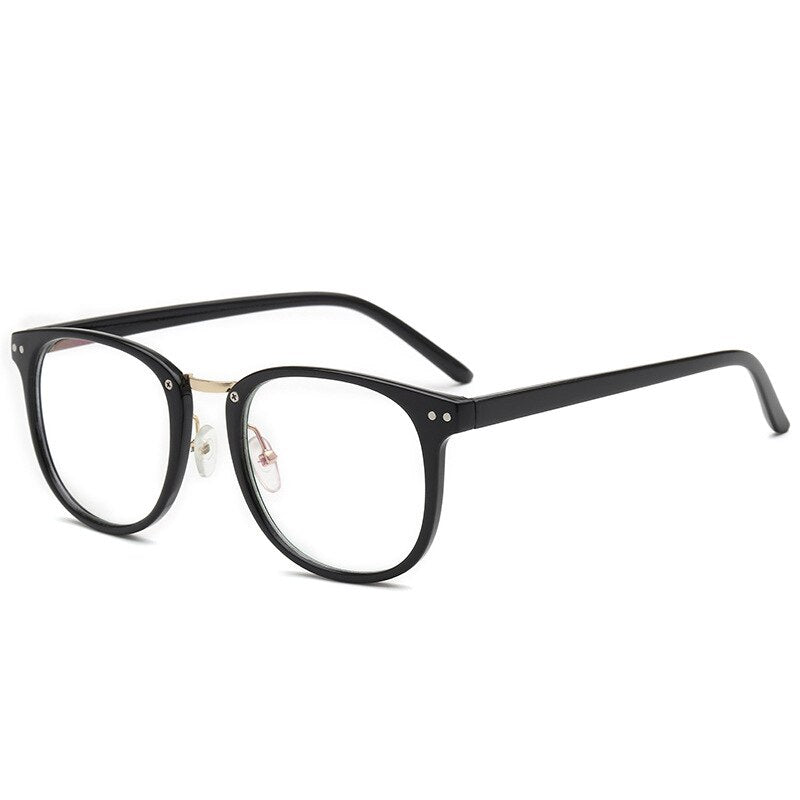 2022 Glasses Frame Women Round Eyeglasses Women/Men Retro Glasses Frame Women Luxury Clear Lens Optical Spectacle Frame