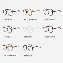 Load image into Gallery viewer, 2022 Glasses Frame Women Round Eyeglasses Women/Men Retro Glasses Frame Women Luxury Clear Lens Optical Spectacle Frame