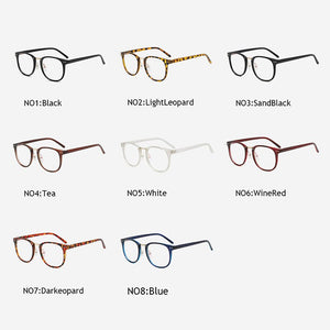 2022 Glasses Frame Women Round Eyeglasses Women/Men Retro Glasses Frame Women Luxury Clear Lens Optical Spectacle Frame