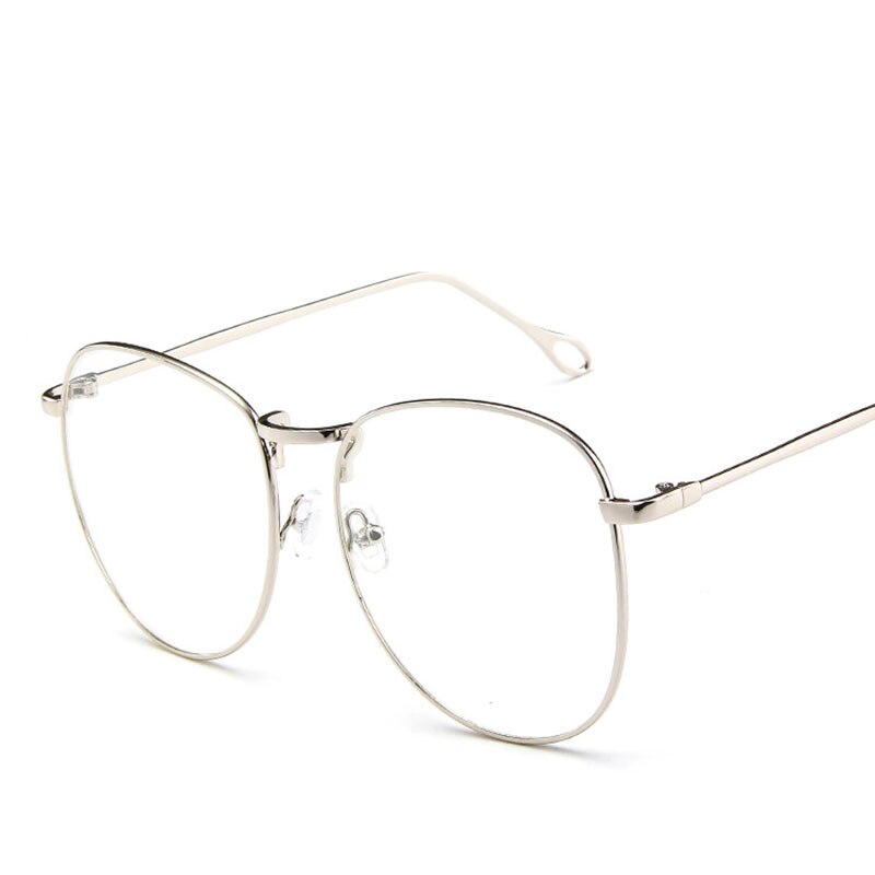 Yoovos 2023 Glasses Frame Women Round Oversized Eyeglasses  Frame Large Flat Mirror Eyewear Men/Women Big Frame Mirror Gafas