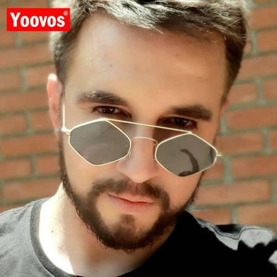Yoovos 2023 Sunglasses Women/Men Vintage Brand Designer Glasses Men Small Frame Shopping Sun Glasses Oculos De Sol UV400