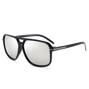 Yoovos 2023 Polarized  Sunglasses Men Retro Square Mirror Driving Sun Glasses UV400 Brand Lunette De Soleil Homme