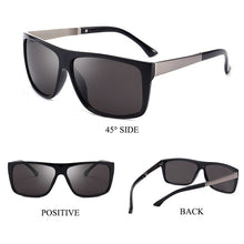 Load image into Gallery viewer, Yoovos 2023 Square Polarized Sunglasses Men Retro Driving Mirror Sun Glasses UV400  Brand Lunette De Soleil Homme