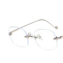 Load image into Gallery viewer, 2022 Women Glasses Frame Luxury Eyeglasses Frame Women Anti Blue Light Eyewear Optics Brand Women Frameless Spectacle
