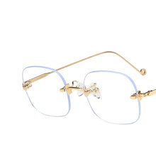 Load image into Gallery viewer, Yoovos 2023 Women Glasses Frame  Eyeglasses Frame Women Anti Blue Light Eyewear Optics Brand Women Frameless Spectacle