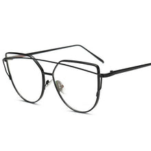 Load image into Gallery viewer, Cateye Glasses For Women 2022 Optical Eyewear Metal Frame Eyeglasses Retro Okulary Women Luxury Blue Light Gafas De Mujer