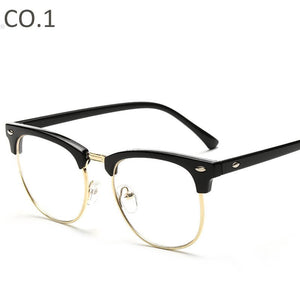 Yoovos Montature per occhiali Montature per occhiali Uomo Design di marca Okulary Uomo Lenti trasparenti Occhiali Occhiali da vista Occhiali da vista in metallo 