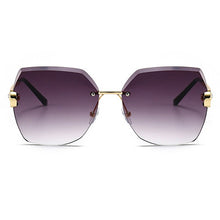 Carica l'immagine nel visualizzatore di Gallery, Yoovos-Gafas De Sol De estilo Retro para Mujer, anteojos De Sol sin marco, De diseñador De marca De lujo, 2023