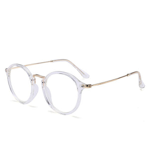 Round Glasses Frame Blue Light Glasses For Women Luxury Transparent Eyeglasses Computer Eyeglasses Frames Optical Clear