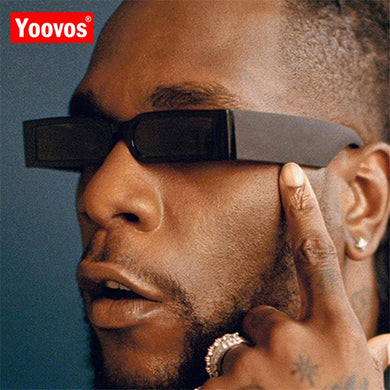 Yoovos  Square Sunglasses Women 2023 Small Frame Men Sunglasses Retro Mirror Sun Glasses  Lunette De Soleil Homme