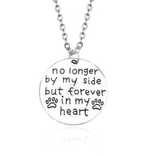 Load image into Gallery viewer, You Are My Sunshine Person Best Friends Pendant Dog Paw Footprint Love Heart Necklace For Women Sister Dad BFF Couple Jewelry