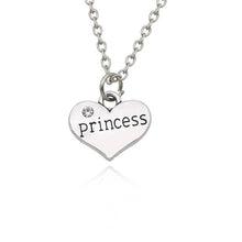 Load image into Gallery viewer, You Are My Sunshine Person Best Friends Pendant Dog Paw Footprint Love Heart Necklace For Women Sister Dad BFF Couple Jewelry