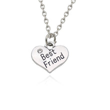 Load image into Gallery viewer, You Are My Sunshine Person Best Friends Pendant Dog Paw Footprint Love Heart Necklace For Women Sister Dad BFF Couple Jewelry