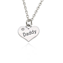 Load image into Gallery viewer, You Are My Sunshine Person Best Friends Pendant Dog Paw Footprint Love Heart Necklace For Women Sister Dad BFF Couple Jewelry