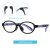 Carica l&#39;immagine nel visualizzatore di Gallery, Youth Boy Girls Anti Blue Light Glasses Computers Unisex Children Juniors Teens Optical TR90 Frame Anti Filtter Eyeglasses W5116