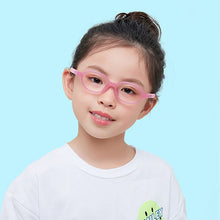 Carica l&#39;immagine nel visualizzatore di Gallery, Youth Boy Girls Anti Blue Light Glasses Computers Unisex Children Juniors Teens Optical TR90 Frame Anti Filtter Eyeglasses W5116