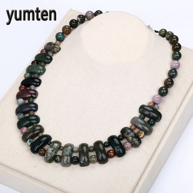 Collana con epidoto Donna Uomo Perline di cristallo di moda Bellissimi gioielli romantici fatti a mano Regalo di San Valentino D Commercio all'ingrosso 5 PZ 