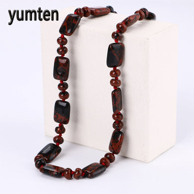 New Natural Golden Swan Stone Necklace Women Power Crystal Charms Fine Jewelry Ladies Gemstone Jewellery Collier Femme