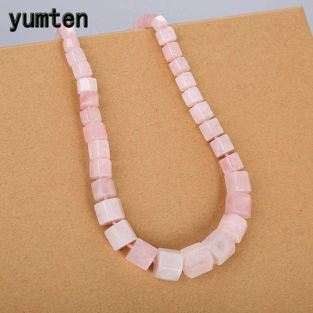 Rose Quartz Big Necklace Statement Women Kettingen Crystal Natural Gemstone Power Men Jewelry Accessories Gift Wholesale
