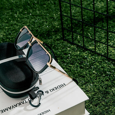 Yvan Retro Coating Eyewear Women Men Metal Sunglasses Sun Glasses Steampunk Vintage Fishing Brand Designer Cat Eye Fox Legs