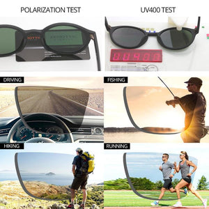 ZENOTTIC 2 In 1 Magnet Clip On Polarized Sunglasses Men Metal Small Square Shades Sun Glasses Optical Myopia Eyeglasses Frame