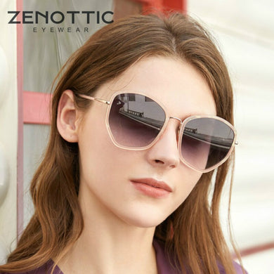 ZENOTTIC Acetate Oversized Sunglasses Women  Designer Butterfly Big Frame Driving UV400 Polarized Shades Sun Glasses