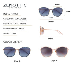 ZENOTTIC Acetate Oversized Sunglasses Women  Designer Butterfly Big Frame Driving UV400 Polarized Shades Sun Glasses