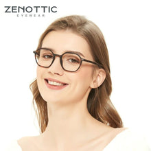 Load image into Gallery viewer, ZENOTTIC Anti Blue Light Blocking Glasses Men Women Hexagon Computer Gaming Spectacles Frame Oversize Optical Myopia Eyeglasses