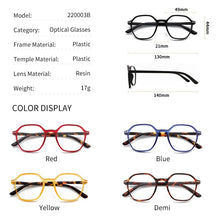 Load image into Gallery viewer, ZENOTTIC Anti Blue Light Blocking Glasses Men Women Hexagon Computer Gaming Spectacles Frame Oversize Optical Myopia Eyeglasses