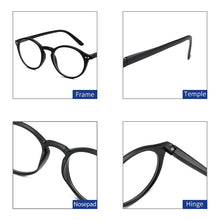 Carica l&#39;immagine nel visualizzatore di Gallery, ZENOTTIC Anti Blue Light Computer Glasses Women Men Retro Round Antiblue Rays Goggles Eyewear Myopia Optical Spectacle Frames