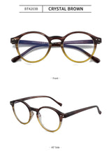 Carica l&#39;immagine nel visualizzatore di Gallery, ZENOTTIC Anti Blue Light Computer Glasses Women Men Retro Round Antiblue Rays Goggles Eyewear Myopia Optical Spectacle Frames