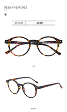 Carica l&#39;immagine nel visualizzatore di Gallery, ZENOTTIC Anti Blue Light Computer Glasses Women Men Retro Round Antiblue Rays Goggles Eyewear Myopia Optical Spectacle Frames