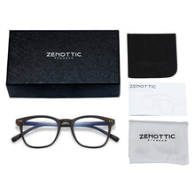 Load image into Gallery viewer, ZENOTTIC Anti Blue Light Reading Glasses Frames Men Business Square Optical Gaming Computer Eyeglasses Goggles Hyperopia Eyewear